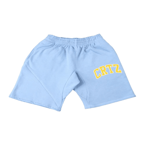 Babyblaue Corteiz Dropout-Shorts