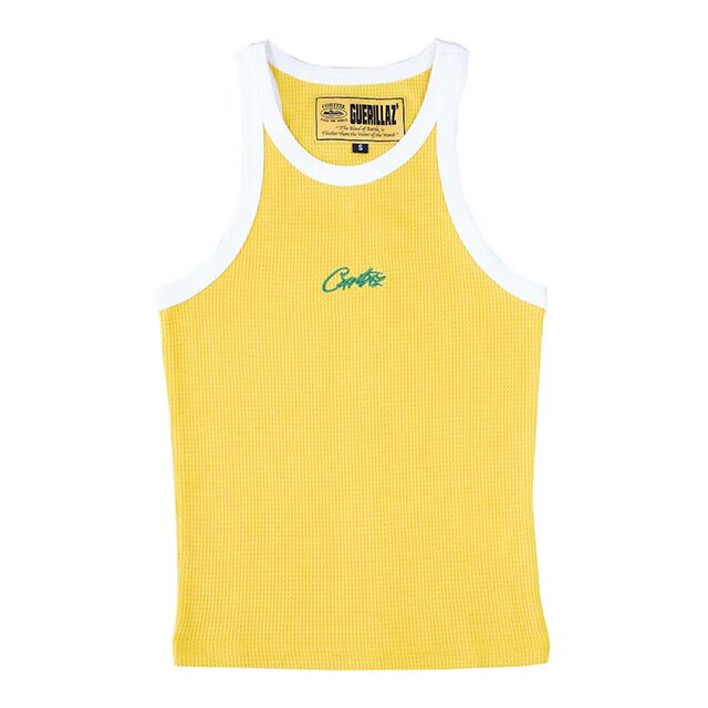 Corteiz gelbes Tanktop für Herren